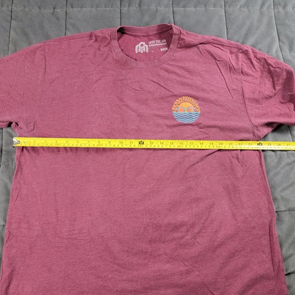 Into The AM Mens 2XL Dark Red Short Sleeve TShirt Los Angeles California Sunrise - Picture 7 of 10